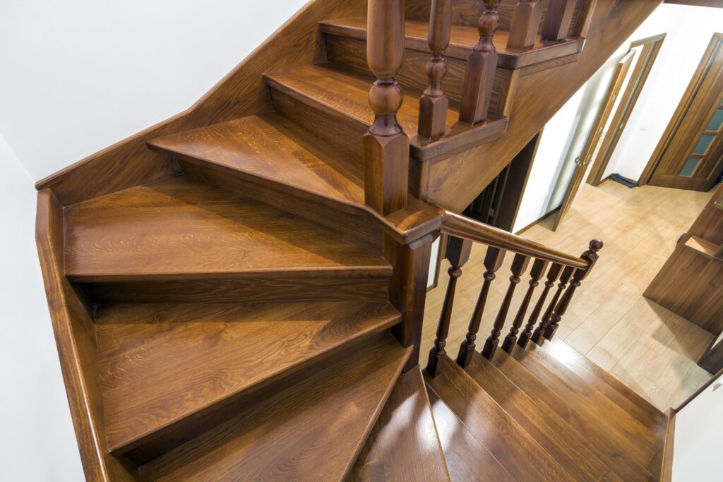 close up detail of brown wooden stairs 2026 03 17 07 24 37 utc Large